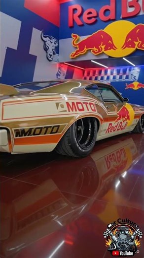 Badass Build! Classic Muscle Car Red Bull Livery 🔥 #Shorts #CarCulture