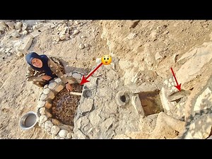 A creative caveman and the secret of the ornamental stones that made a pond bloom 😲