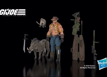 G.I. Joe Classified Series #125, Dreadnok Gnawgahyde and Pets Porkbelly & Yobbo, Collectible 6-Inch Action Figure with 16 Accessories