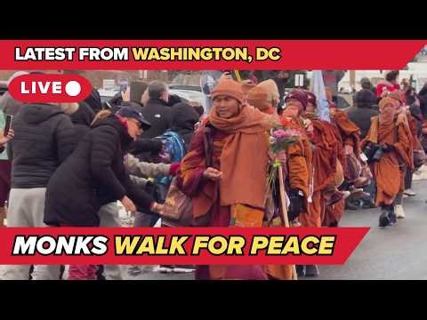 LIVE | Buddhist Monks Hold Event At American University As Peace Walk Comes To A Close