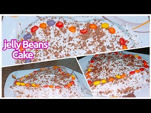 Jelly Beans Cake/Homemade Vanilla Cake/Kids Special Sweet 🎂 By HaniaMinha Mom's