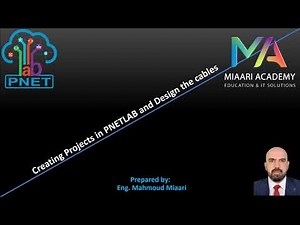 19-Creating Projects in PNETLAB and Design the Cables