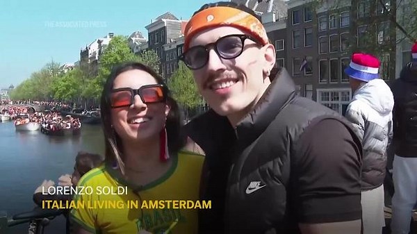 The Netherlands is turning orange to celebrate King Willem-Alexander's birthday