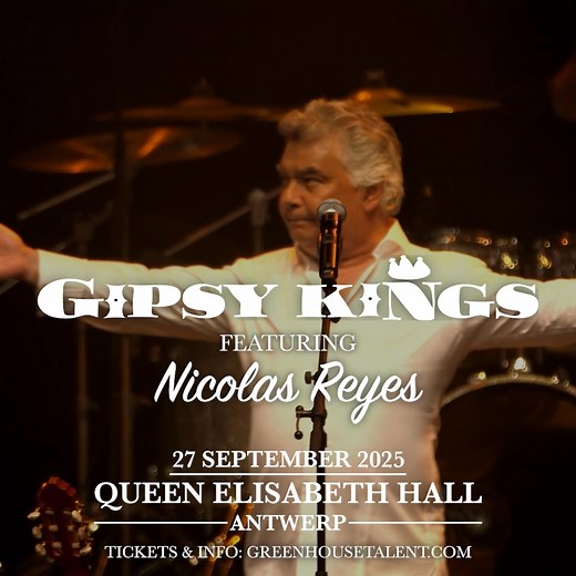 1.2K views · 429 reactions | The Gipsy Kings featuring Nicolas Reyes at Queen Elisabeth Hall on September 27, 2025! Tickets are on sale now. | The Gipsy Kings | Facebook