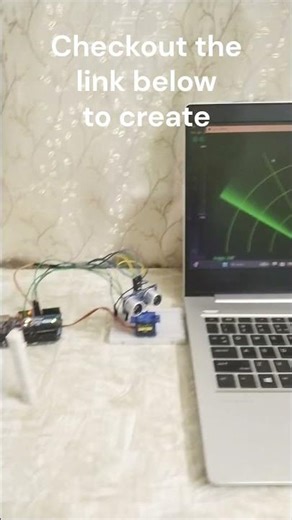Object Detection Radar#arduino#project#radar#ultrasonicsensor#kids#trendingshorts