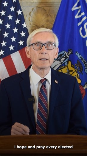 2.4M views · 73K reactions | Yesterday, a top Trump Administration official made an apparent threat to arrest me. Here’s my message to Wisconsinites. I encourage you to take a few minutes to watch. ⬇️ | Governor Tony Evers | Facebook
