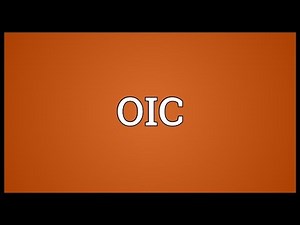 OIC Meaning