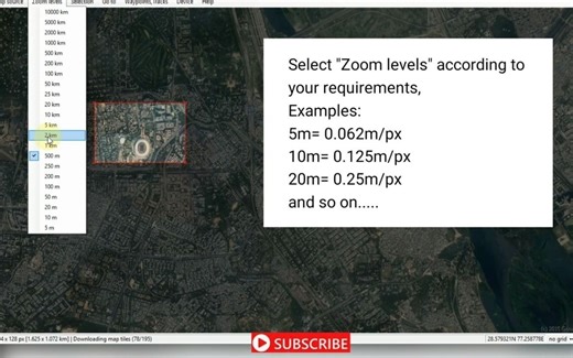 如何下载高分辨率的google卫星图，亲测有用~
