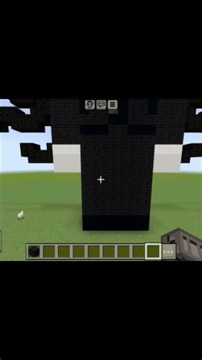 Slenderman statue 🫣 #minecraft #viral #ytshorts #slenderman #shortsfeed #youtube #view