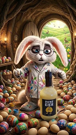 Endspurt beim Osterhasen.#viral #shorts #lustig #ostern