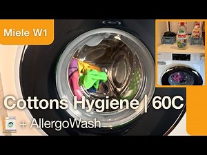 Miele W1 | Make my rags germ free - Cottons Hygiene 60C - Highlights