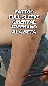 181K views · 4.8K reactions | Freehajd tattoo full sleeve ala beta #billylawrencetattoo #blockbusterink #tattooed #tato #Tattoo #BillyLawrence #freehandtattoo #jamanfreehand | Billy Lawrence Tattoo | Facebook