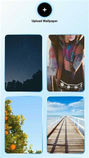 Wallpaper Upload & Preview Website 😍 | HTML CSS JS Animation
