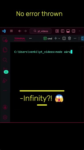 JavaScript Math.max Bug: Empty Arrays Return -Infinity#codecrime #javascript #jsbugs #coding#shorts