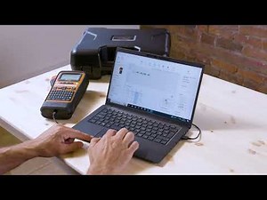 How to create & print labels on Brother's PT-E310BT labelling machine using P-touch Editor software