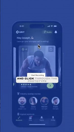 how to record figma prototype like pro #animation #uiux #figma #shorts #tech #wixstudio #ai
