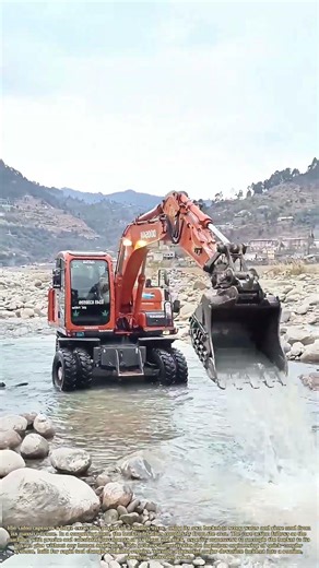 Detachment by Design: How a Digger's Bucket Self-Reassembles