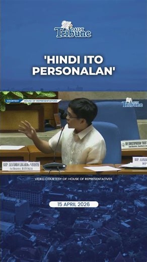 'HINDI ITO PERSONALAN'