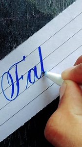 Fatima Calligraphy ✍️ | Follow For More Writing Video's #foryouシ #foryourpage #calligraphychallenge #islamiccalligraphyart #calligraphymasters #calligraphy #education #cursiveletters #writingtips #alqalamcalligraphy | Al Qalam Calligraphy