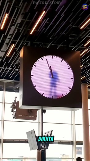 This Airport Clock Looks Real… But It’s a Clever Illusion ⏰