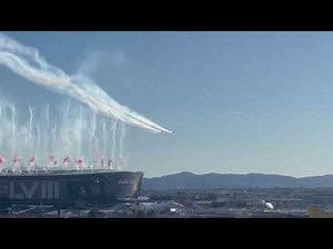 Spectacular flyover marks historic Super Bowl LVIII in Las Vegas
