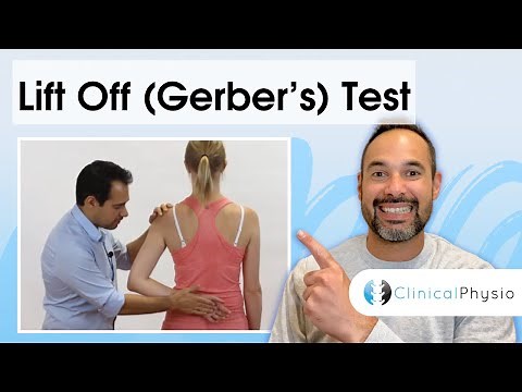 Lift Off Test (Gerber's Test) | Clinical Physio