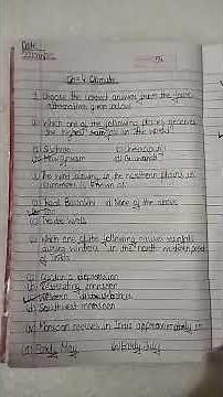 Class 9 SST Chapter 4 Climate (Geography) Question/Answer.