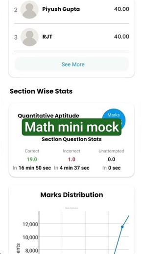 ssc gd mini mock rwa math