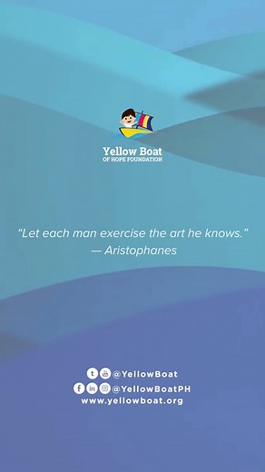 Each person possesses unique skills and abilities, and by honing and expressing these arts, we not only fulfill our potential but also contribute to the world in meaningful ways. 𝙇𝙚𝙩 𝙚𝙖𝙘𝙝 𝙢𝙖𝙣 𝙚𝙭𝙚𝙧𝙘𝙞𝙨𝙚 𝙩𝙝𝙚 𝙖𝙧𝙩 𝙝𝙚 𝙠𝙣𝙤𝙬𝙨. Whether it’s painting, writing, coding, or any other form of expression, engaging in what we love can lead to personal growth and fulfillment. Hop on board and set sail towards greatness with us. Let's ensure #HopeThatLasts until every child reaches 