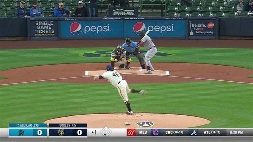 Zack Godley Ball to Jesus Aguilar