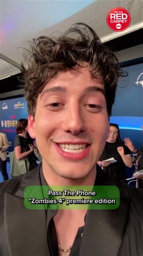 On The Red Carpet on Instagram: "Pass the phone... but make it #Zombies4 premiere edition!   履 Watch the cast in "Zombies 4: Dawn of the Vampires" premiering July 10 on @DisneyChannel and streaming the next day on @DisneyPlus. @milomanheim @megdonnelly @freyaskye @malachibarton @julianlerner @chandlerlkinney @sway_bhatia @mekonnen_official @disneyzombies"