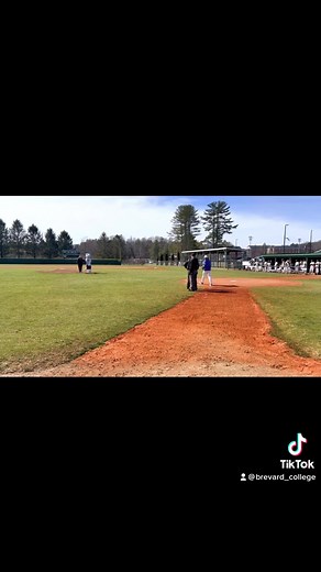Nado threw the first pitch at the first home baseball game this weekend! #bc #nc #d3 #nado #nados #nadonation #brevardbound #brevard #college #tornado #tornados #brevardcollege #mountains #nadothewhitesquirrel #whitesquirrels #northcarolina #nadoisofficial #baseball | Brevard College