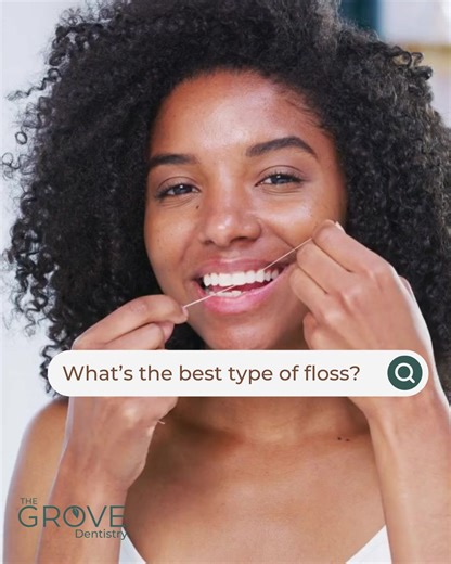 The Grove Dentistry on Instagram: "🪥 The best kind of floss? It’s the one you’ll actually use! ✨ Whether you’re team traditional string, or if you prefer a handy floss pick, what matters most is consistency. So grab whatever works for you, and make it part of your routine! 😁 #TheGroveDentistry #HealthySmiles #FlossTips #OralHealthCare #FlossLikeABoss #SmileBright #PortCoquitlam #PortCoquitlamBC #PoCo #PoCoBC"