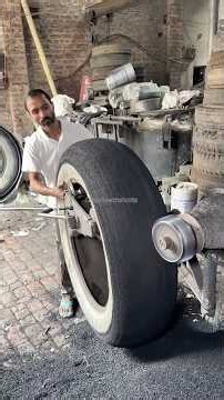 How Tire Rethreading Is Done in Pakistan | Amazing Tire Repair Process 🔥🛞