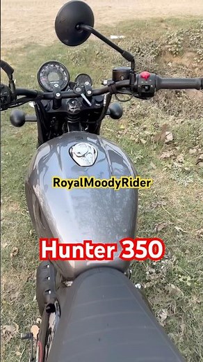 New Royal Enfield Hunter 350 Dapper Grey