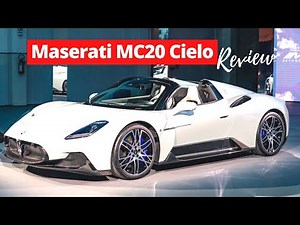 Maserati MC20 Cielo Review | 2023 Maserati mc20 cielo spyder | Interior