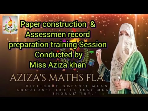 Professional Teacher Training | Paper Making & Assessment Techniques with Miss Aziza Khan