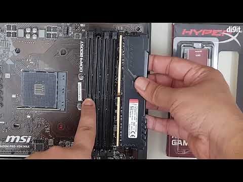 HyperX Fury DDR4 2400MHz RAM - How to Install