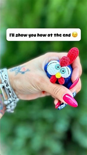 Crochet Chicken 🐔 Free Pattern at the End! #crochet #amigurumi #tutorialamigurumicompleto