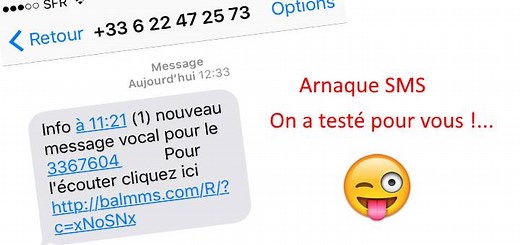 Arnaque SMS: Vous avez un Nouveau Message Vocal...