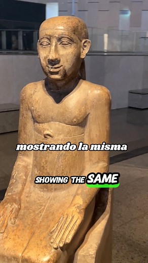 📸 The Twin Faces of EternityThese two statues, carved during Egypt’s 12th–13th Dynasties, reveal something extraordinary.One shows a seated figure, the other a block statue — yet both share the same lifelike face, carved with striking realism nearly 4,000 years ago.The identical features suggest that they may have been sculpted by the same artist, or perhaps they reflect a standard of representation that captured the true identity of ancient Egyptians at the time.Far from being symbolic abstrac