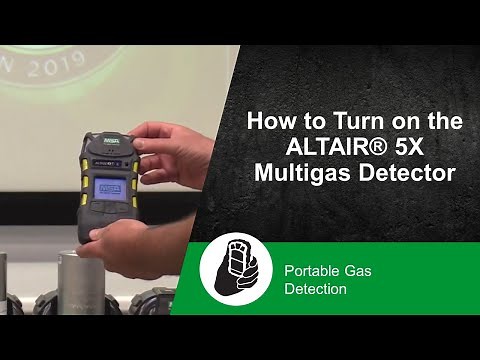 How to Turn on the ALTAIR® 5X Multigas Detector