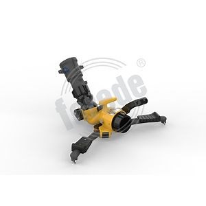 [Hot Item] Portable Ground Quick Attack Fire Monitor for Firefighting Rescue