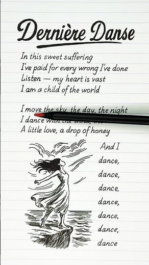 🌬💔 Indila – Dernière Danse (English Translation / Lyrics + Subtitles)