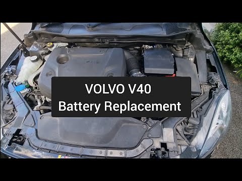 Volvo V40 Cross Country Battery Replacement