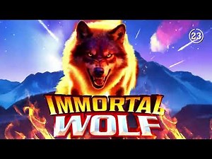 🐺 NEW SLOT: Immortal Wolf 🐺Spin the scorching reels and WIN BIG🔥🔥 #jackpot #spin #slots #casino
