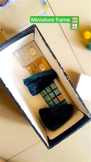 3d miniature frame #art #artscraft #shortsfeed#diy #shorts #minecraft#minatures #viral#craft#crafts