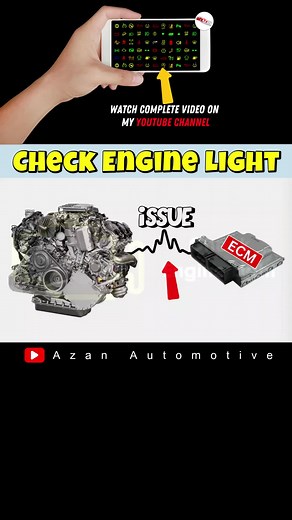 Check Engine Light #checkenginelight #warninglight #automotive #automobile #autoelectrician #azanautomotive #automotivetechnician #efiautoelectrician #warninglights