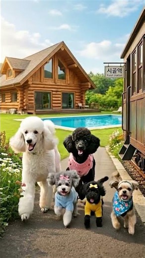 Poodle Chacha Family's Exciting First Trip