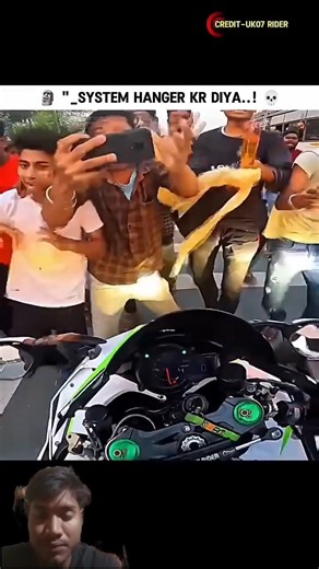 "_SYSTEM HANGER KR DIYA..!☠️#bike #ktm #zx10r #motovlog #rider #bike